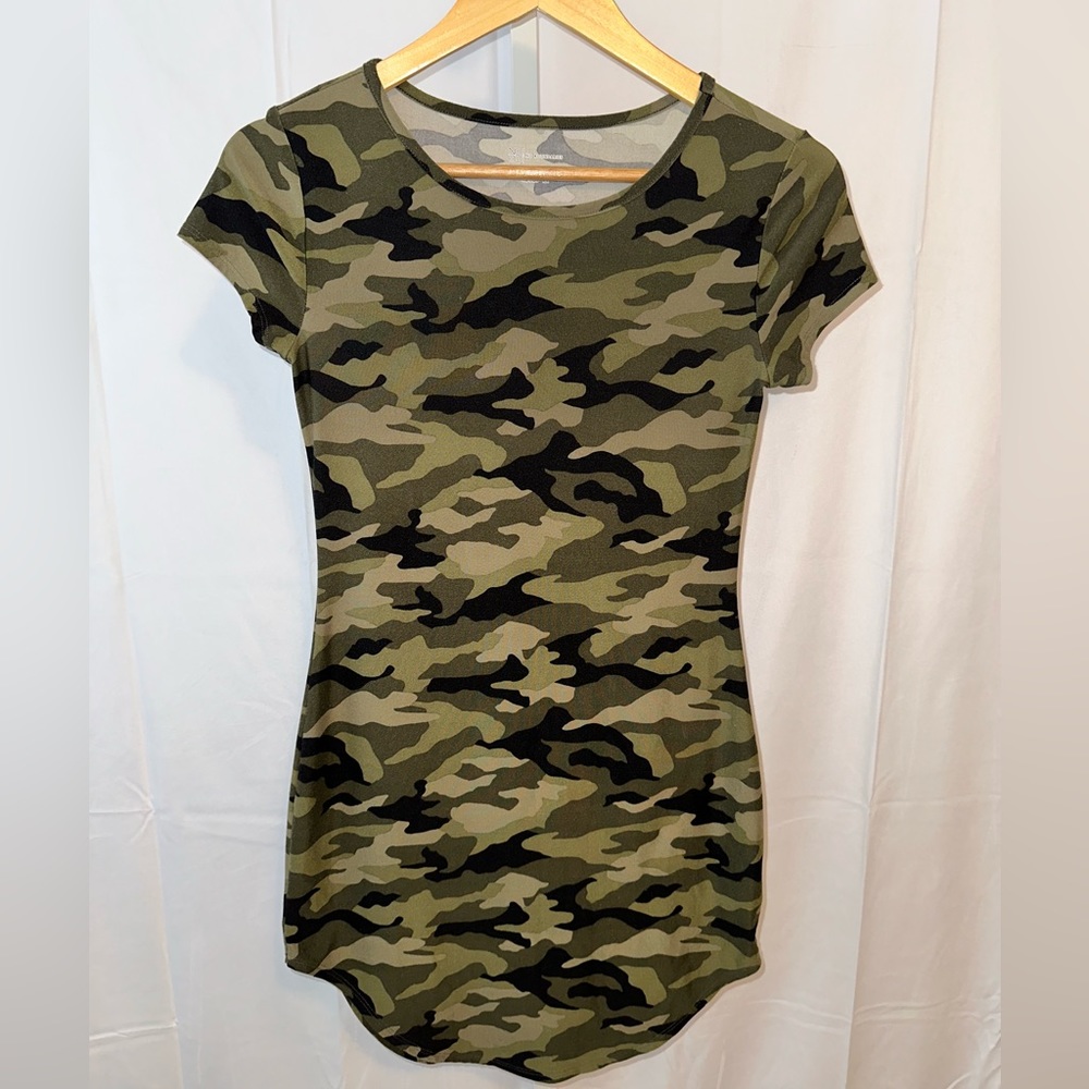 Junior camouflage dress